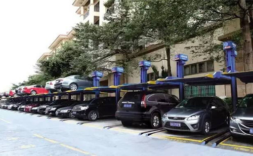 无避让双层停车设备