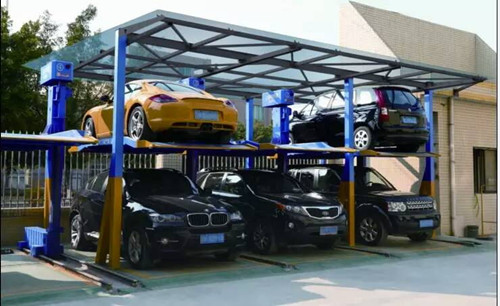 无避让双层停车设备