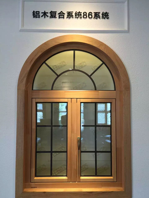 铝木复合窗户